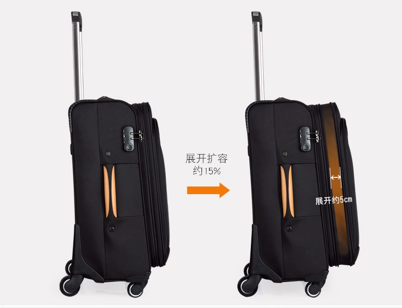 Quality Fashion Wheeled Trolley Luggage Leisure Business Travel Shopping Camping School Suitcase Bag Case (CY6841)