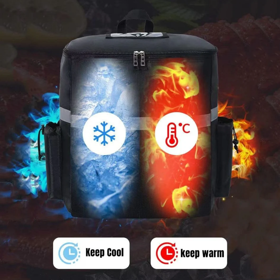 Durable Food Delivery Food Backpack Insulated Carry on Lunch Cooler Bag