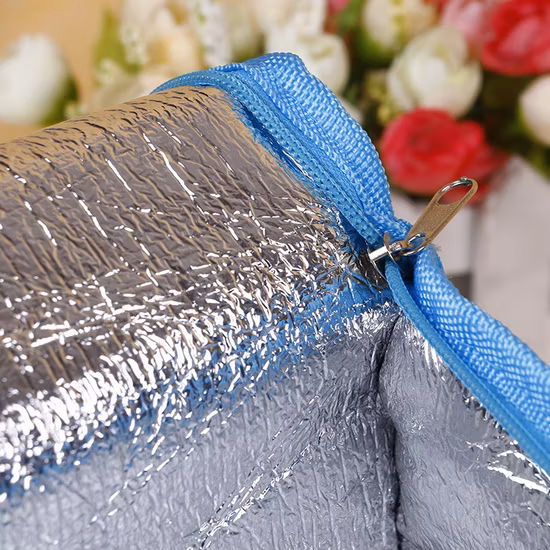 Vlies-Schultergurt, coole Picknick-Camping-Einkaufstasche, Eis-Lunch-Kühltasche