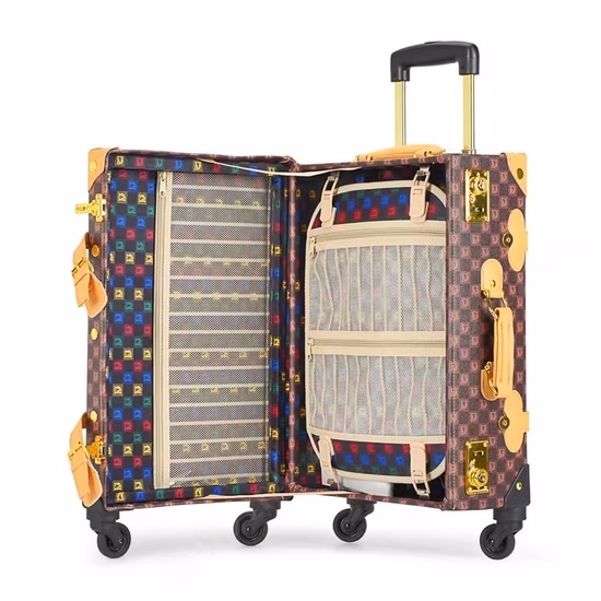 Vintage Koffer Reisegepäck Set Trolley Taschen Koffer