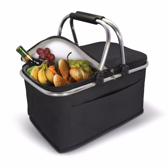 Maßgeschneiderter isolierter Thermo-Klappkorb für Lebensmittellieferungen, Picknick, Camping, Handtasche, Lunchkorb, Kühltasche, Picknickkorb
